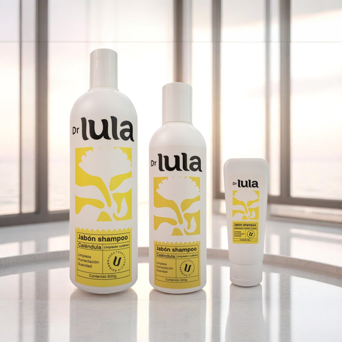 Jabón / Shampoo Natural Dr Lula con Caléndula y Vitamina E