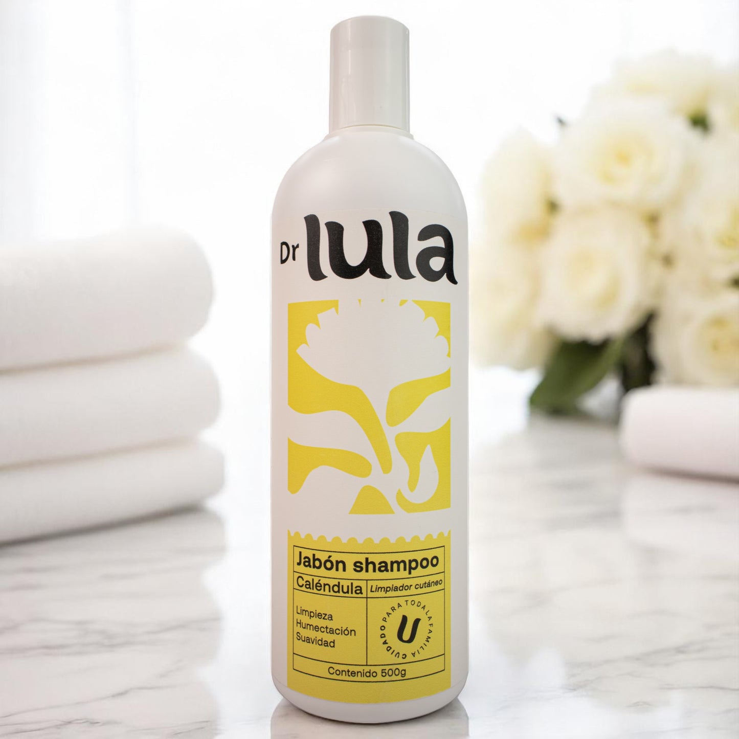 Jabón / Shampoo Natural Dr Lula con Caléndula y Vitamina E