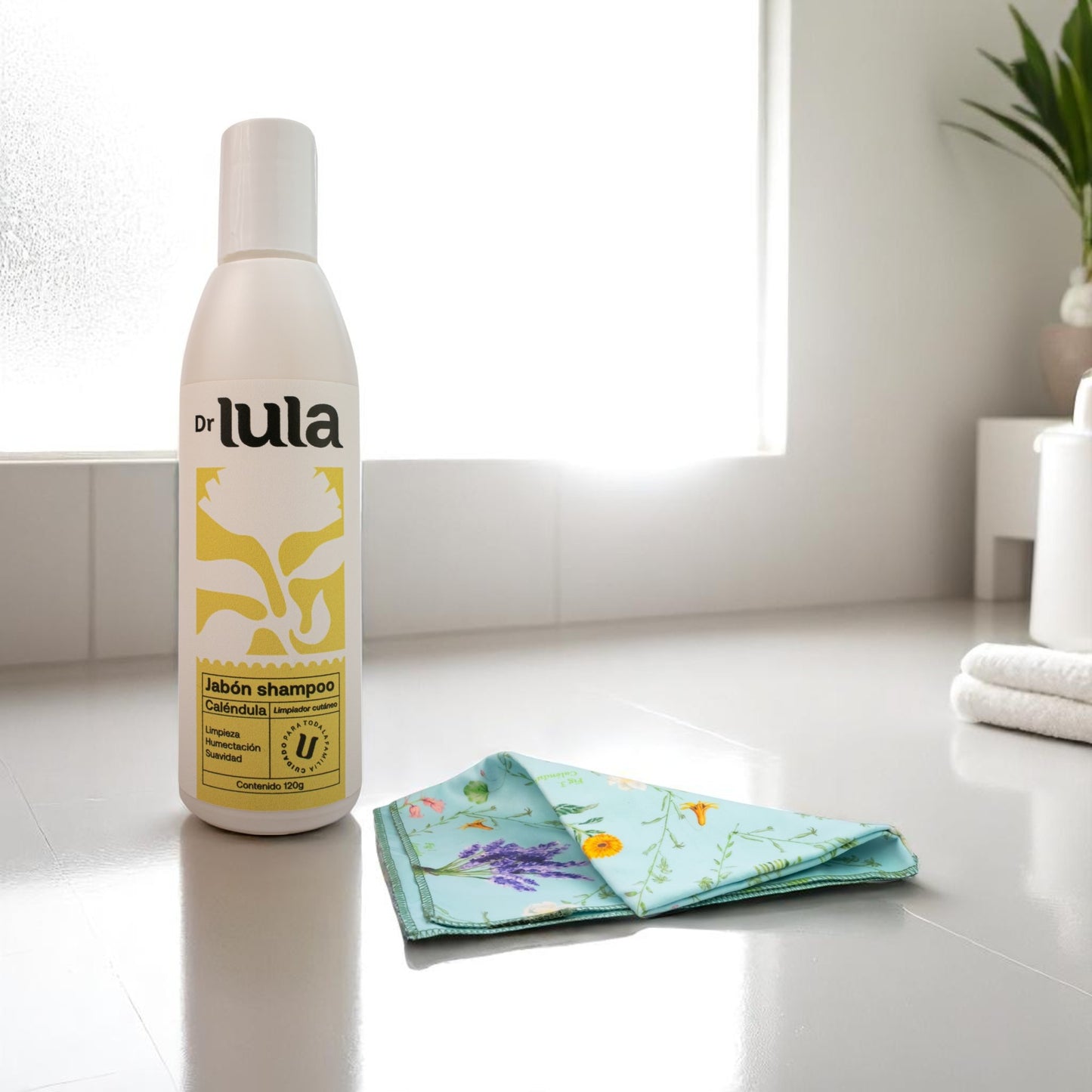 Pack Limpieza Suave Dr Lula – Toalla Eco + Shampoo y Jabón 2 en 1 Natural