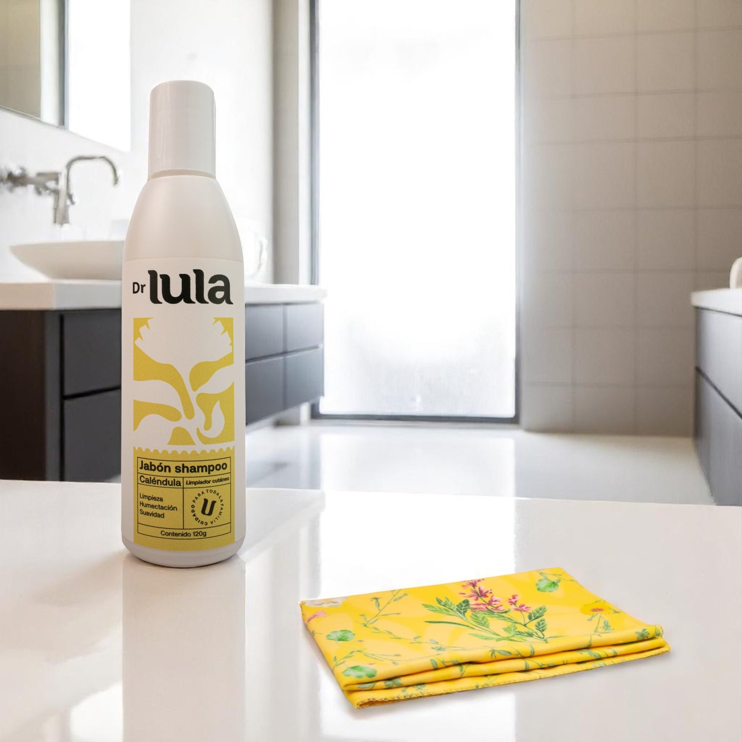 Pack Limpieza Suave Dr Lula – Toalla Eco + Shampoo y Jabón 2 en 1 Natural